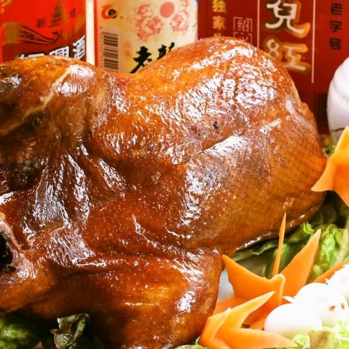 120分飲み題付北京ダックコースおひとり様6500円