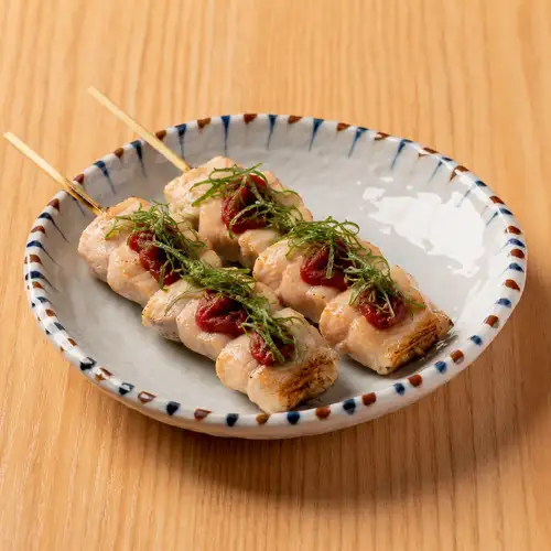 ささみ梅しそ串