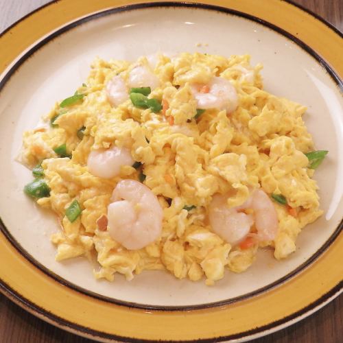 Stir-fried shrimp egg