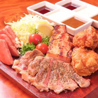 ◆3,410 yen! All-you-can-drink set menu meat plate to choose from◆