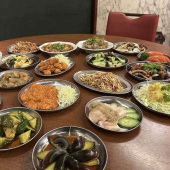 ◆中華(ほぼ)食べ放題・生ビール込み飲み放題セット2H　3960円(税込)◆