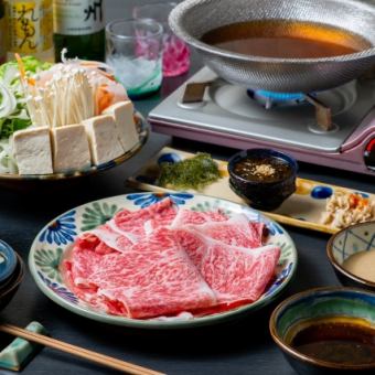 [A4.A5 rank] Specially selected Ishigaki beef shabu-shabu course 12,000 yen