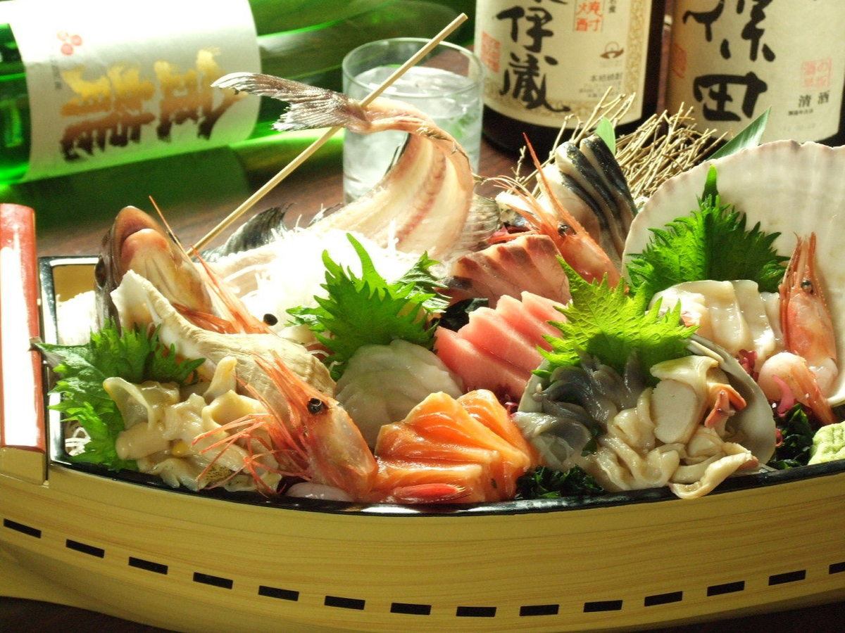 元寿司屋だから鮮度抜群！納得の鮮魚を是非お楽しみください。