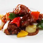 敦煌名物　三元豚の黒酢の酢豚