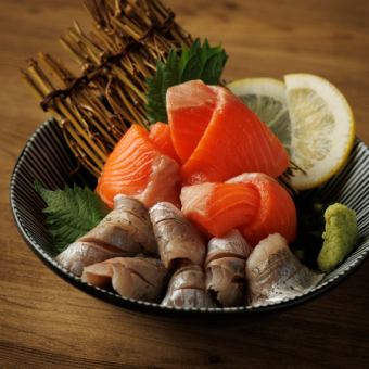 【飲み会/歓送迎会】2時間飲み放題付き<竹コース>刺し身盛り合わせ,ちらし寿司含む《8品》5000円
