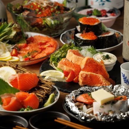 【歓送迎会/接待】3時間飲み放題付<松コース>刺し身盛り合わせ,鮮魚のレアカツ含む《8品》6000円