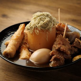 【飲み会/歓送迎会】2時間飲放題付き<竹コース>当店名物特製おでん盛り合わせ含む《8品》5500円