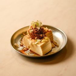 肉類和味噌豆腐