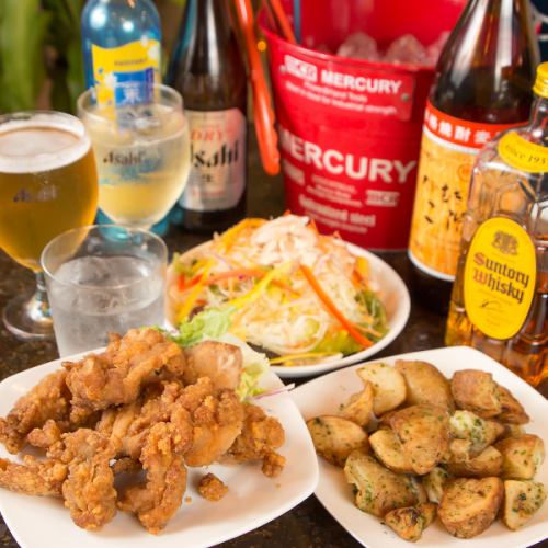 ≪宴会やパーティに最適♪≫超ロング飲み放題と全8品の料理が楽しめる”150分飲み放題付きパーティプラン”