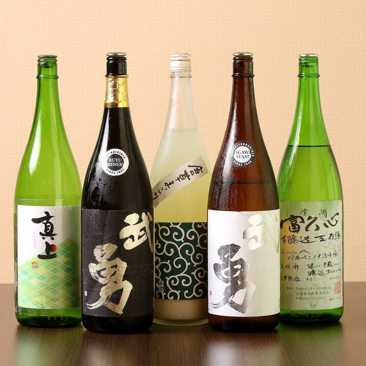 Sake selected by the owner ◎We also offer local Ibaraki sake!