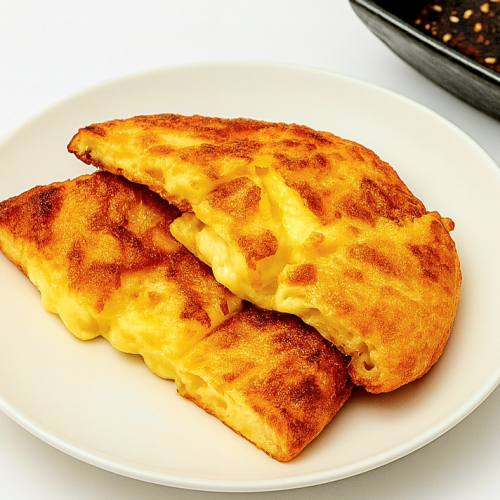 たっぷりチーズとじゃが芋のチヂミ
