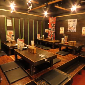 2名様～でも使える掘りごたつ席