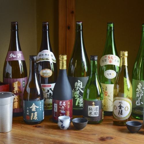 All-you-can-drink authentic premium sake! All-you-can-drink rare sake for each course +500 yen !!