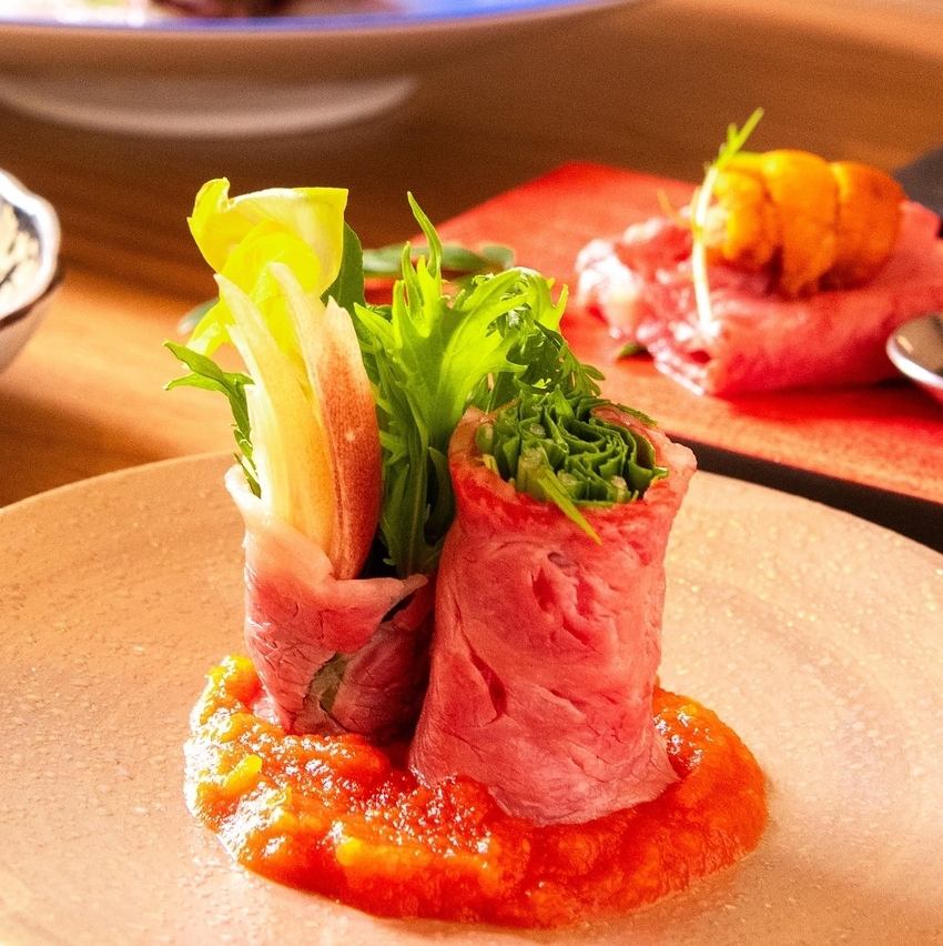 お洒落な空間でハイセンス肉割烹を堪能◎