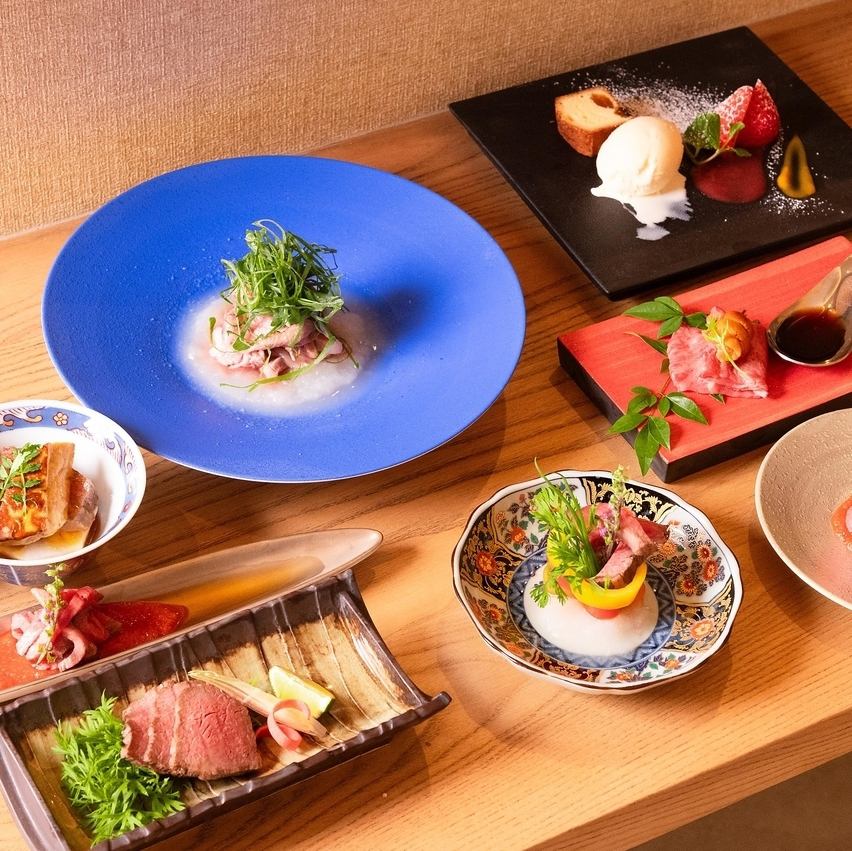 肉割烹料理を堪能◎ランチ営業もしておりますので気軽にお立ち寄りください。