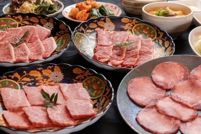 [Desse高級套餐]特選裙邊牛排及上舌等9道菜，2小時無限暢飲套餐5,000日圓