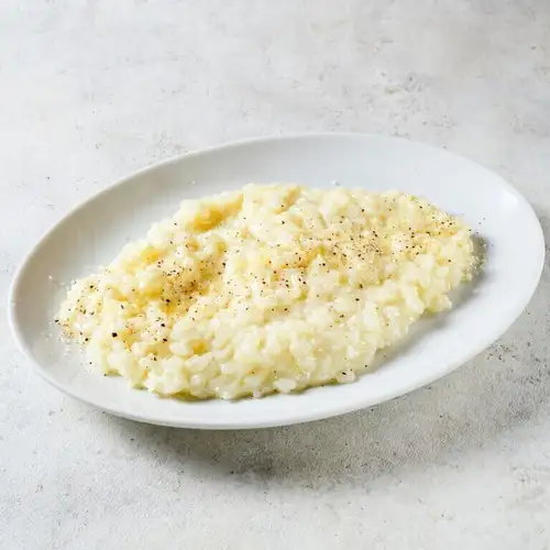 Parmesan cheese cream risotto | Rich cheese flavor