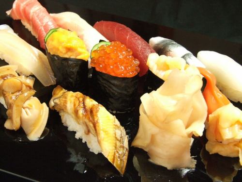 Full-sized Edo-sei sushi to Otoku