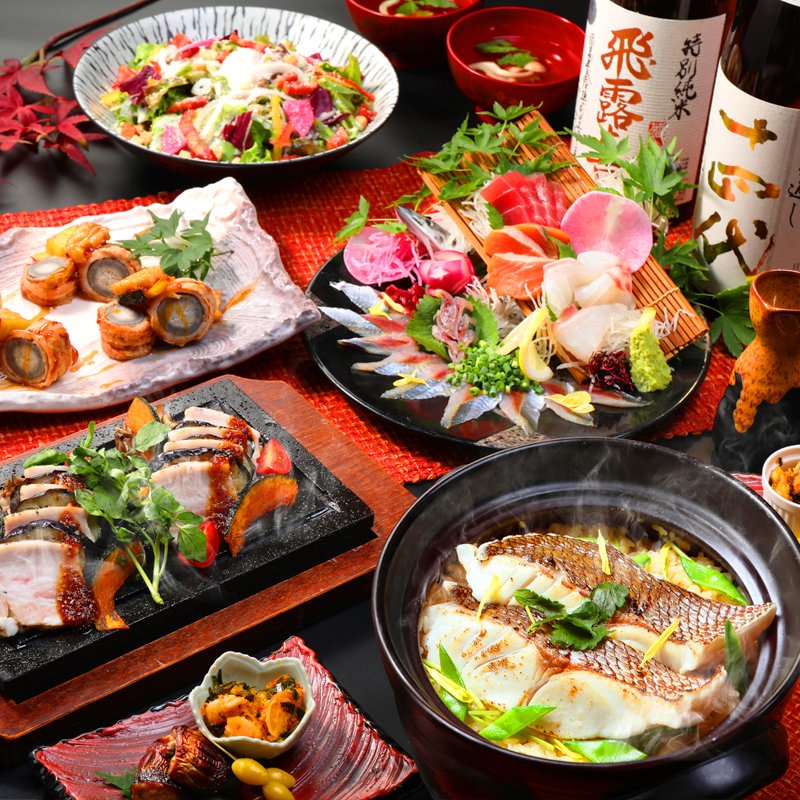 All courses take 3 hours or more♪Luxury dishes made with seasonal ingredients♪