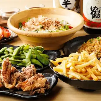 【リーズナブルなお気軽プラン】 『楓コース』 全6品+2.5時間飲み放題付2990円