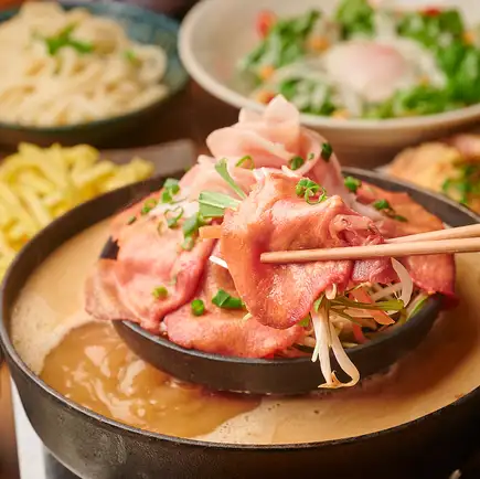 【数量限定】好きな食べ方で♪『牛タン焼きしゃぶコース』全6品2時間飲放付4500円⇒4000円