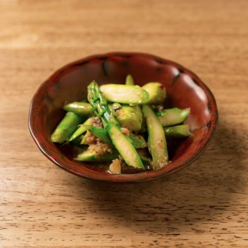 野菜のペペロン アスパラ