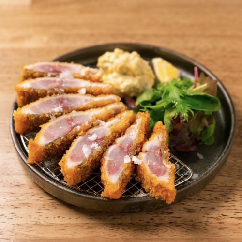 当店名物のレアアジフライ