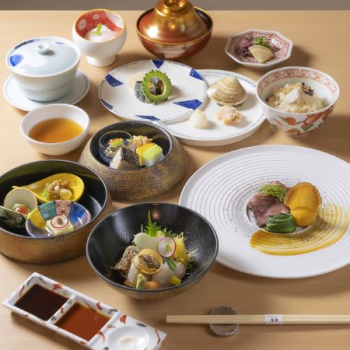 阿知会席 5品5500円(税込)