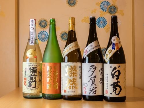 厳選された岡山地酒と全国の銘酒を堪能