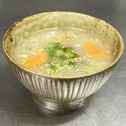 ひとくちテールスープ