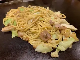 自家製 塩だれの焼きそば (パスタ麺使用)