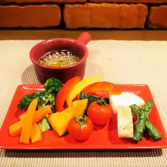 ◆県産野菜のバーニャカウダ