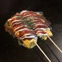 沖縄県産豚のとんぺい串焼き