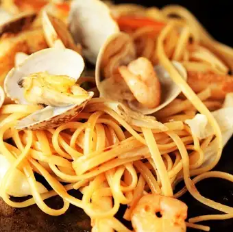 【やぽんの焼きそば】 ◆海鮮オイスターソースの焼きそば