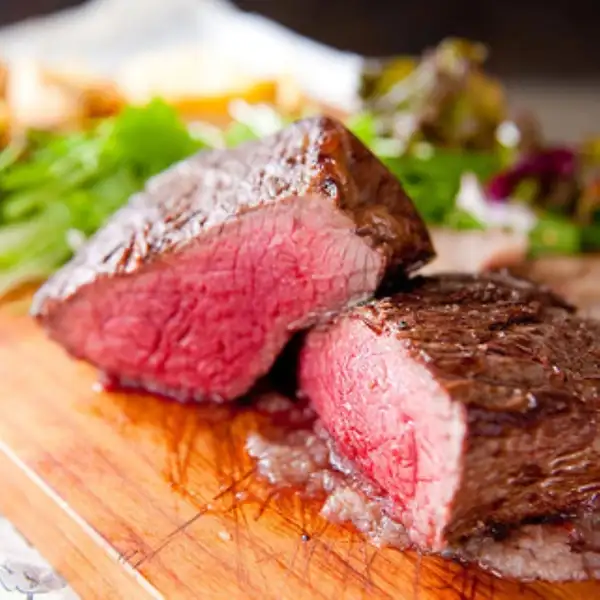 【限界価格のおすすめメニュー】ランプ肉100g!やぽんステーキ 500円!