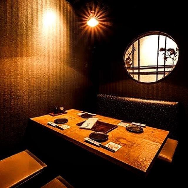 【完全個室・分煙可】和モダンをモチーフにしたお洒落な店内