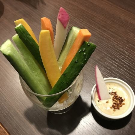 野菜スティック・バーニャディップソース