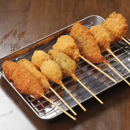 海鮮も串カツも充実◎