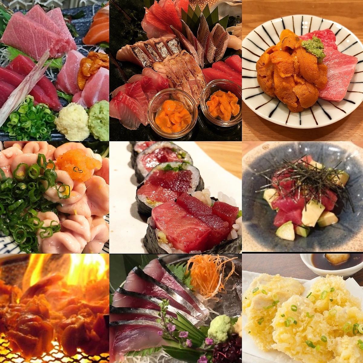 新鮮な魚介とおいしい鮪が楽しめる九州酒場 ひとぼし！