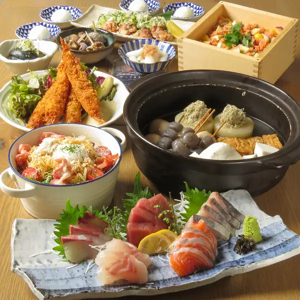 以时令食材为特色的套餐（含无限畅饮）