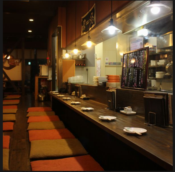 【Use for various scenes such as one person and date 一 人】 Counter x 7 seats available.It is available in various scenes such as use of single person's rice and use of date, friendship party with friends.