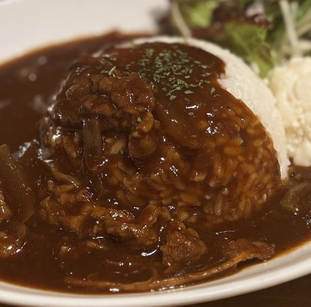 【ランチ限定】毎日20食限定！赤ワイン香るじっくり煮込んだビーフデミハヤシ！