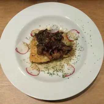 ふわっと白身魚としめじのバルサミコグリル