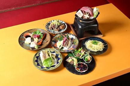 【うーまく贅沢コース】3H飲放付◆メインは国産牛のすき焼き！！全7品7000円(税込)