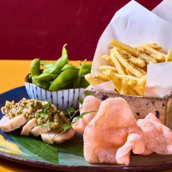 【月曜から木曜限定！】２H飲放付◆美味いつまみと酒を楽しみたい方向けのうーまく呑兵衛コース