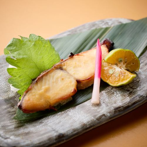 Winter only!! Grilled Spanish mackerel in Saikyo style