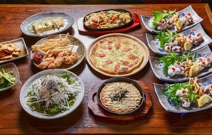 [Easy Course] ♪ Beer included, 90 minutes all-you-can-drink included, 4,500 yen (tax included) Local sake option + 300 yen (tax included)