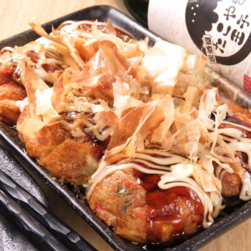 Takoyaki that goes well with alcohol ♪