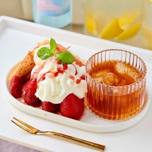 ごろっとストロベリーシフォンケーキ