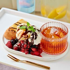 ごろっとフルーツミックスシフォンケーキ